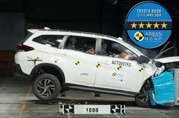 Toyota’s new Rush gets a five-star ASEAN NCAP rating