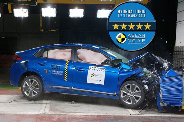 Hyundai’s Ioniq hybrid gets five-star ASEAN NCAP rating 