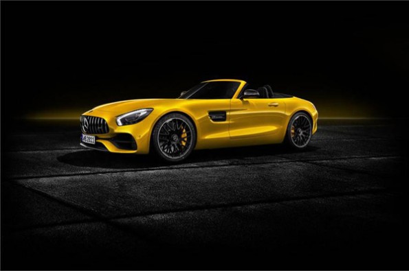 Mercedes-AMG’s GT S Roadster shown.