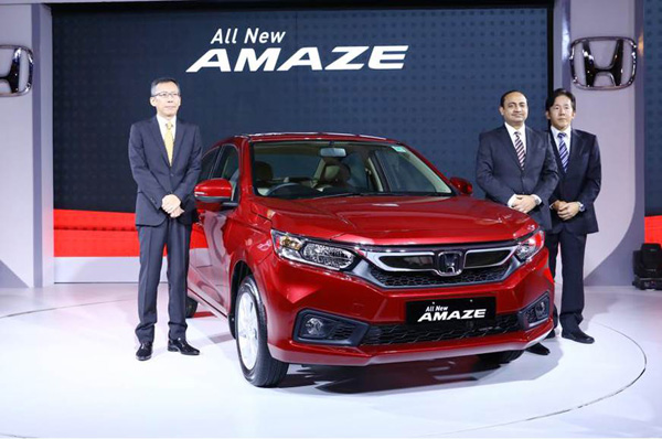 Honda launches its new Amaze in India