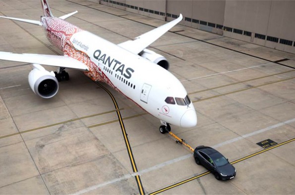 Tesla Model X sets new Guinness record, tows a Boeing 787.