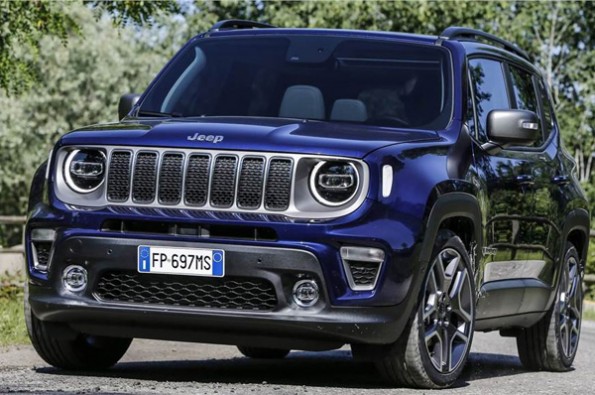 Jeep shows images of Renegade.