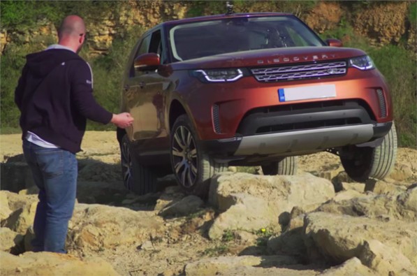 Land Rover shows off-road auto tech.
