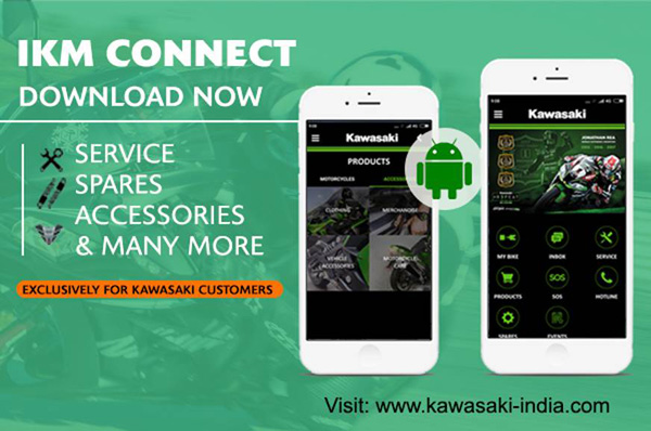 Kawasaki launches aftersales IKM Connect app