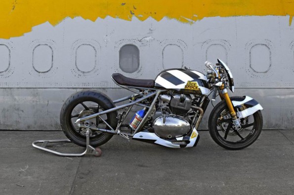 Full fledged drag bike.