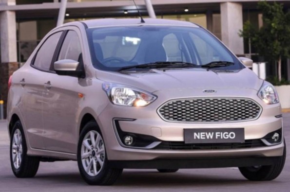 Ford shows Figo sedan for export markets.