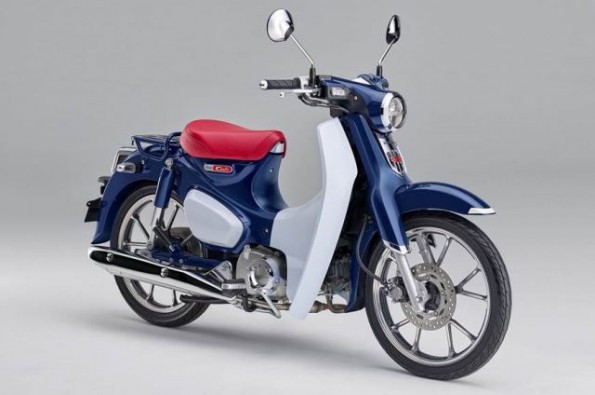 The retro-styled moped also has fuel-injection and ABS.