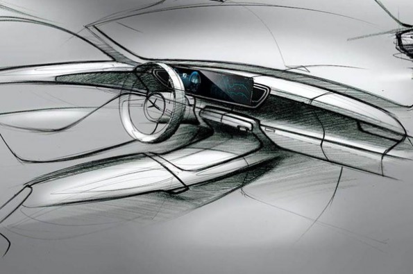 Sketches of the next-gen Mercedes.