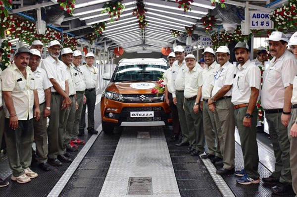 Maruti Suzuki crosses 20-million unit mark for production