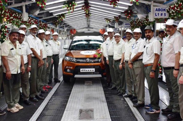 Maruti Suzuki crosses 20-million unit mark for production.