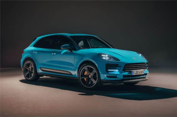 Porsche shows Macan facelift.