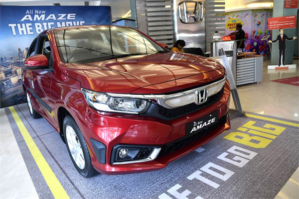 The new Amaze sets monthly sales record for Honda 