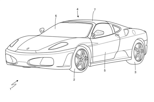 Ferrari applies for Targa Top patent