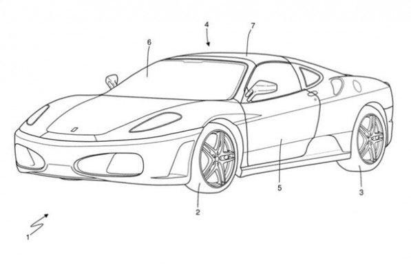 Ferrari applies for Targa Top patent.