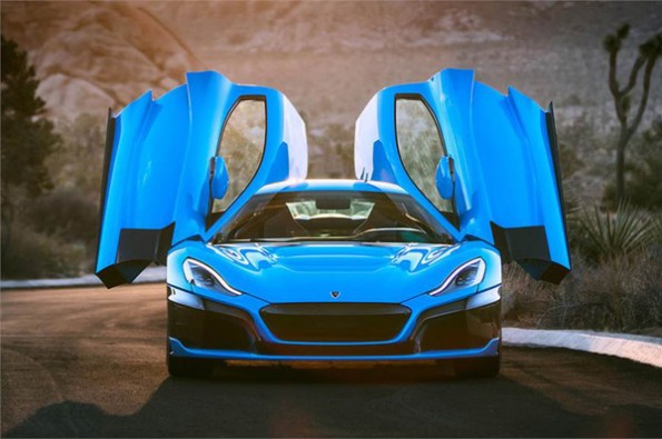 Bespoke C_Two California shown by Rimac.