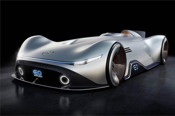 Mercedes shows 750hp EQ Silver Arrow concept.