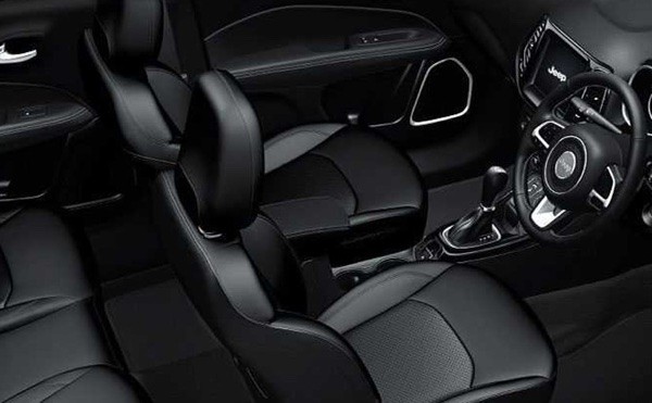 Jeep Compass Black Pack Edition Interior