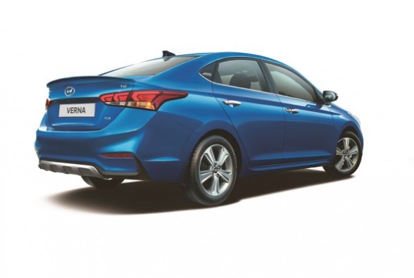 Hyundai Verna Anniversary Edition Rear