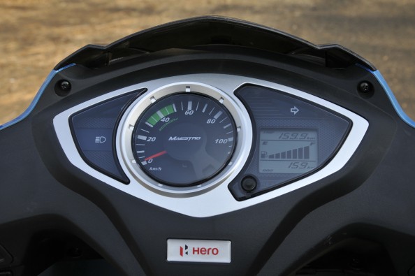 LCD multi-pod instrument cluster gets an analogue speedometer.