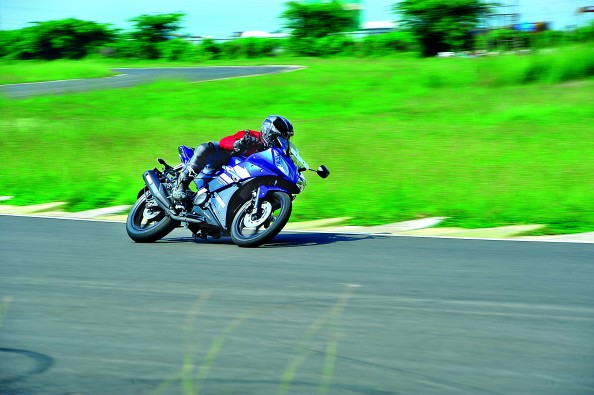 The R15 v2.0 feels uncannily stable around corners. 