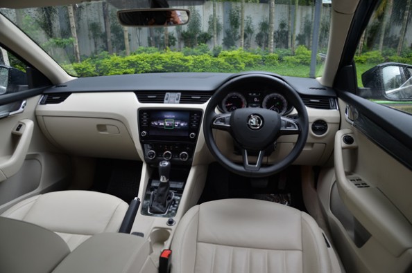 Neat looking Octavia interior.