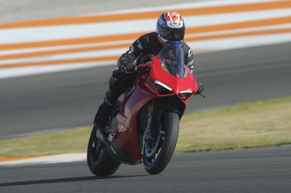 Advanced electronics keeps the front wheel down.
