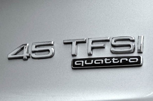 The 45 TFSI badging.