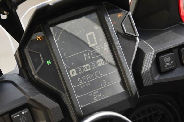 The new instrument cluster looks neat.